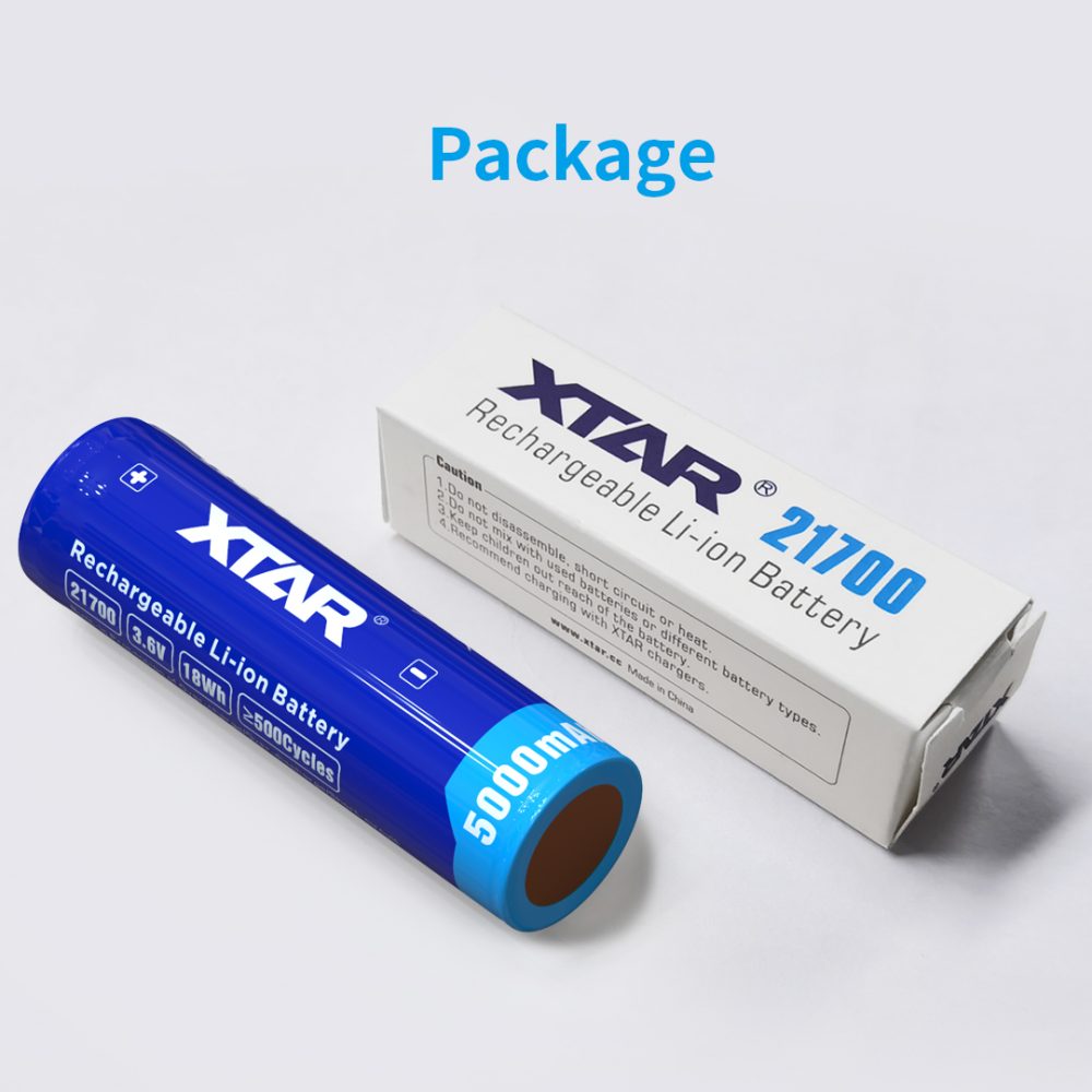 XTAR 21700, 5000mAh